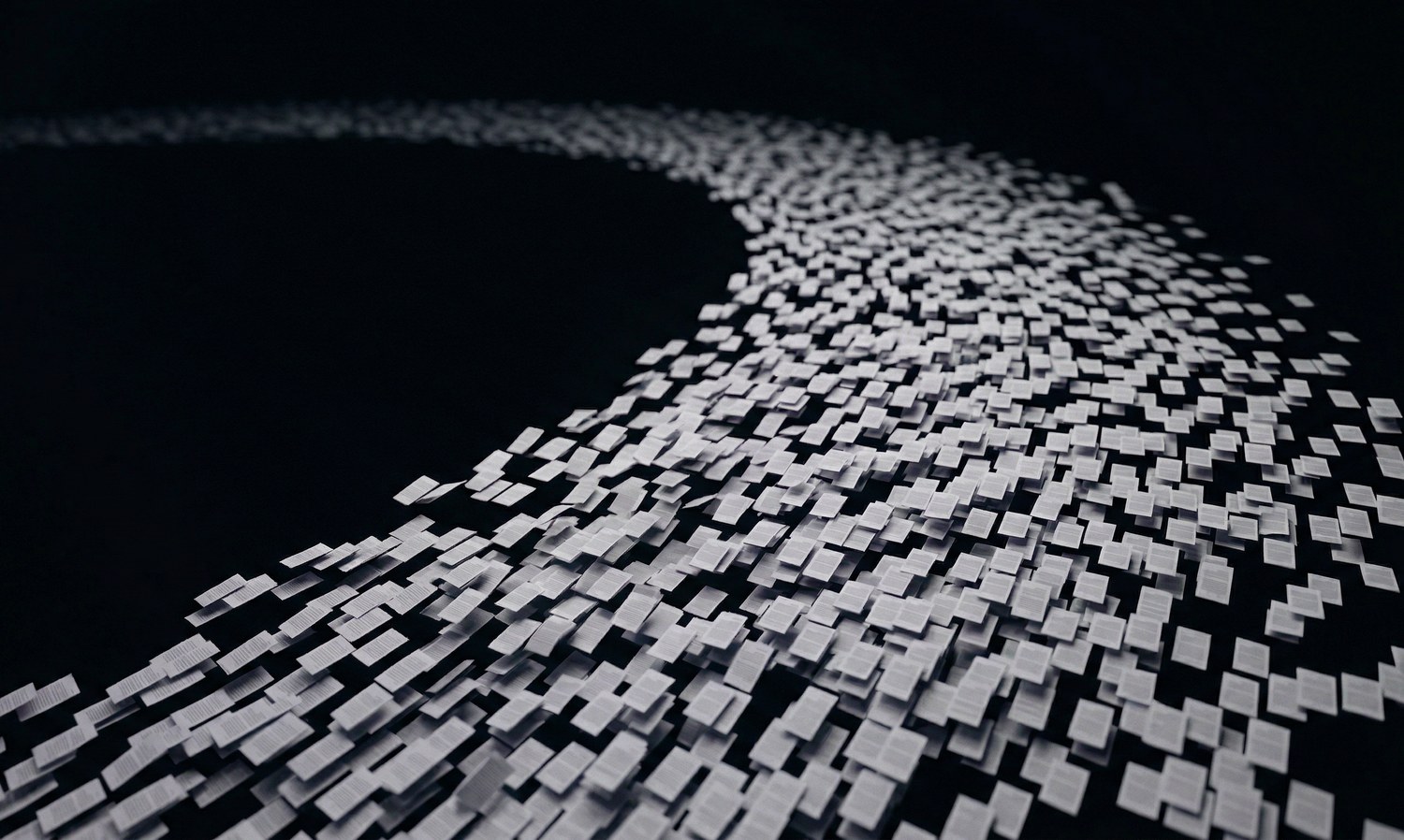 Documents flowing through an AI pipeline